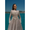 UZUN TAŞLI ZARİF TESETTÜR ABİYE-PUDRA
