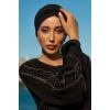 UZUN TAŞLI ZARİF TESETTÜR ABAYA-SİYAH