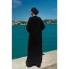 UZUN TAŞLI ZARİF TESETTÜR ABAYA-SİYAH