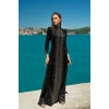 TAŞLI ZARİF TESETTÜR ABİYE - SİYAH