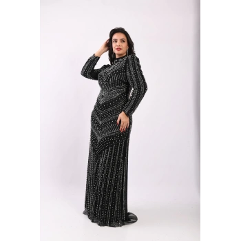 Lizbon Fısıltısı Abiye - Siyah