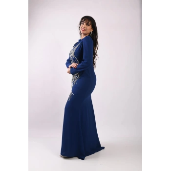 Ay Işığı Dansı Abiye - Mavi