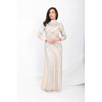 Leylak Rüyası Dokunuşu Abiye - Taş