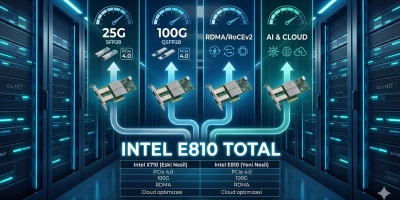 Intel E810 Nedir? (25G / 100G Ethernet Kart Rehberi)