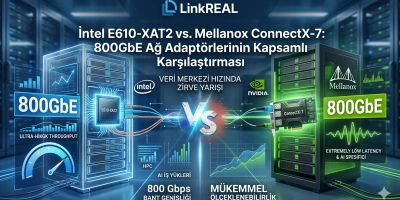 Intel E610-XAT2 vs Mellanox ConnectX-7: 800GbE Ağ Adaptörlerinin Kapsamlı Karşılaştırması