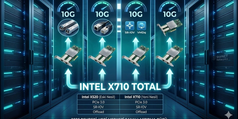 Intel X710 Nedir? (10G Ethernet Kart Rehberi)