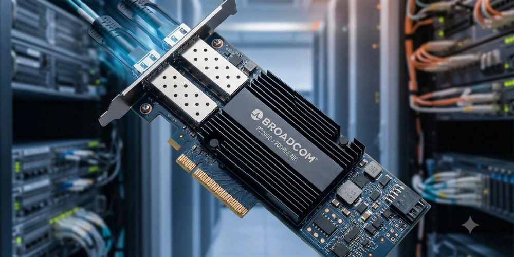 Broadcom P2200G: Çift Port 200GbE NIC Rehberi | LinkReal