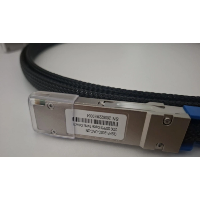 200GbE QSFP56 DAC Kablo 2 Metre Nvidia Mellanox Connectx-7 uyumlu