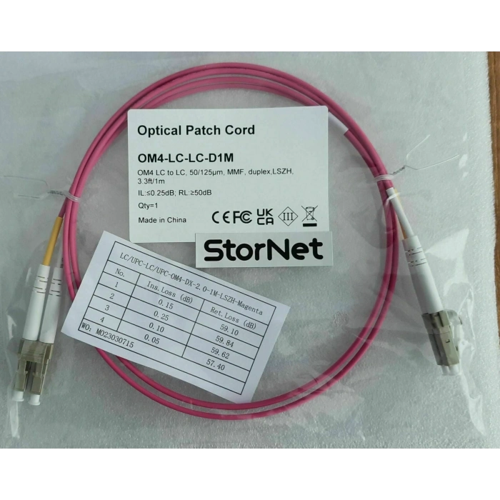 30 Metre OM4 Patch Kablo LC to LC 10G/25G/40G/100G