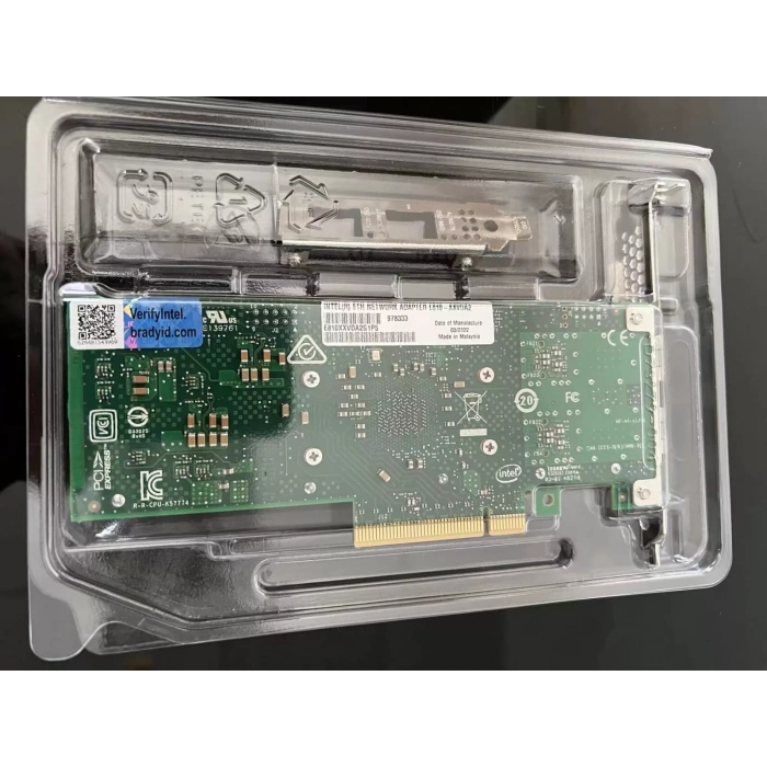 Intel E810-XXVDA2 Dual / 2 Port 25GbE PCIe X16 Ethernet Kart
