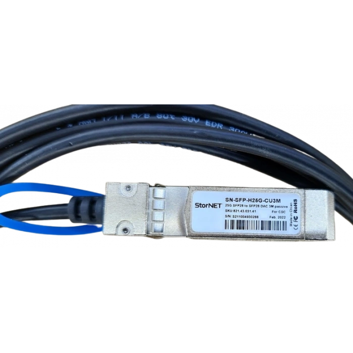 25G SFP28 DAC Kablo 3m Passive Twinax | SKY Series Cisco Uyumlu