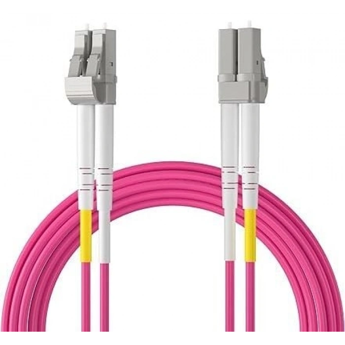 3 Metre OM4 Fiber Patch Kablo LC-LC | 10G 25G 40G 100G LSZH | LinkREAL