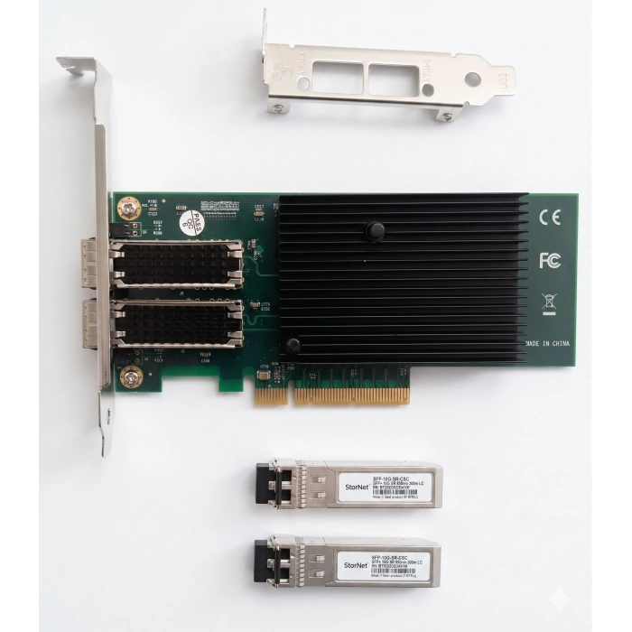 Bundle X710-DA2 Dual Port 10G + 2 adet Transceiver (MSA)