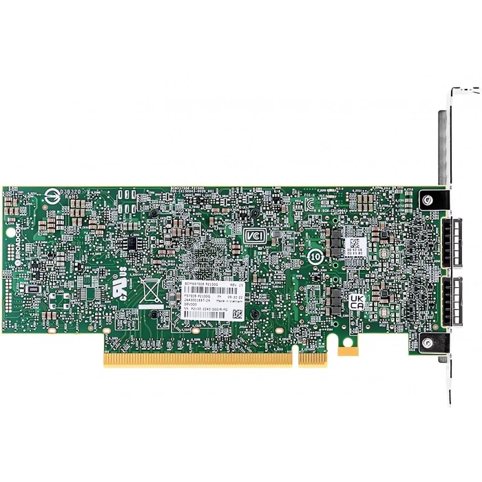 Broadcom BCM957508-P2100G Dual port 100G Qsfp56 Ethernet PciE 4x16