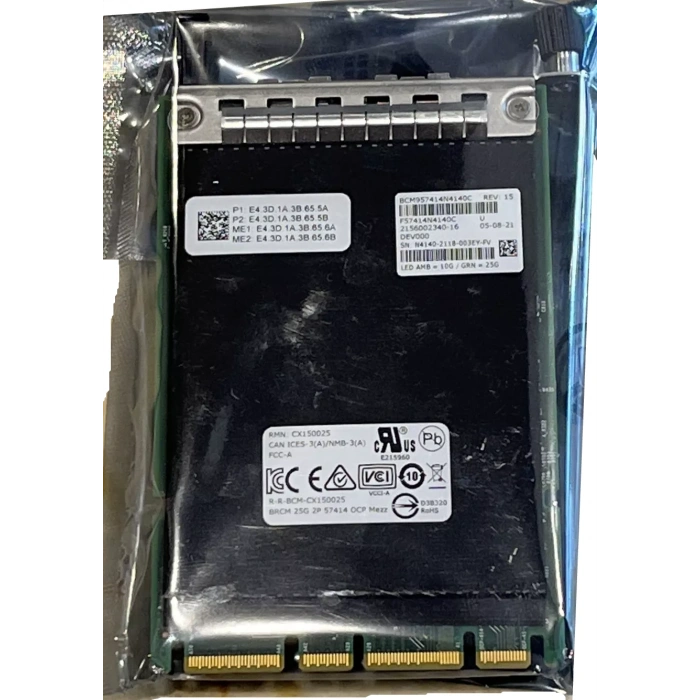 Broadcom OCP 3.0 BCM57414 , 25GbE, 2 Port OCP 3.0 Ethernet Kartı