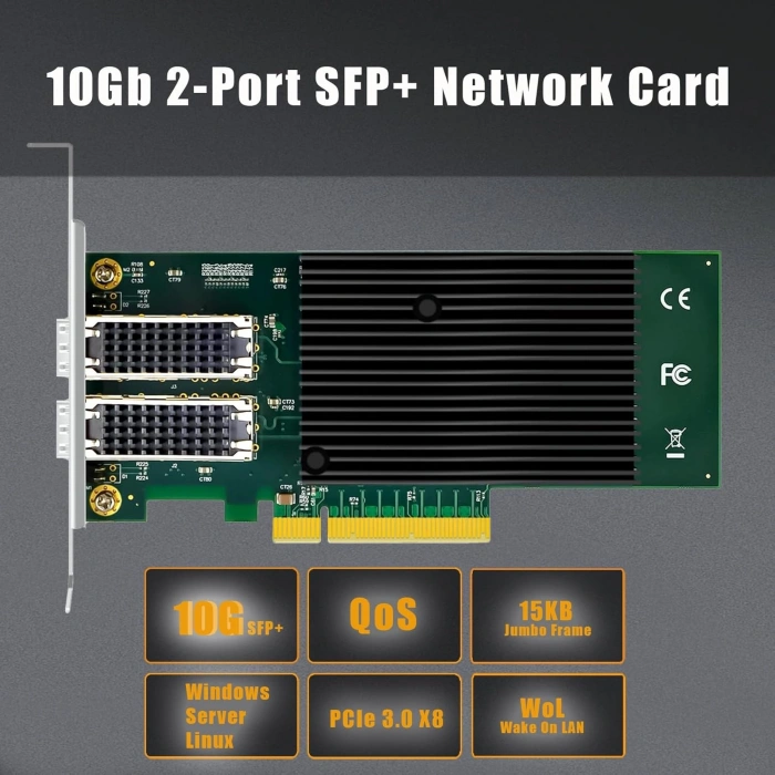 Bundle X710-DA2 Dual Port 10G + 2 adet Transceiver (MSA)