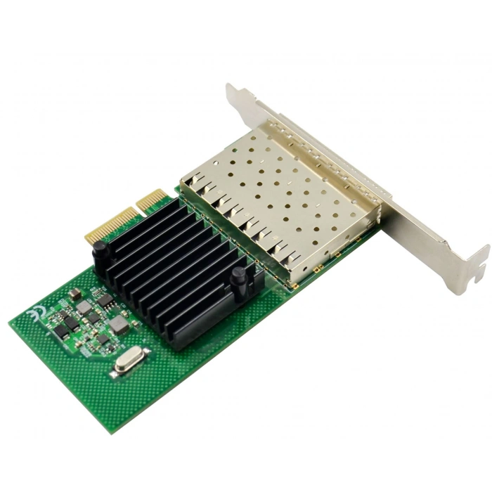 intel I350-F4 ChipSet 4 Port 1G X4 Fiber Ethernet Kart |StorNET marka
