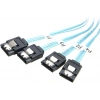 SFF‑8654 (x4) to 4 adet Sata kablo 50cm