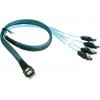 SFF‑8654 (x4) to 4 adet Sata kablo 50cm