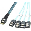 SFF‑8654 (x4) to 4 adet Sata kablo 50cm