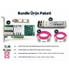 Bundle 10G SFP+ Ethernet Kartı + 8x Modül + 4x Kablo Seti
