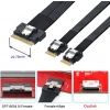 SFF-8654 8i 74pin Dual SFF-8654 4i 38Pin Kablo 40cm