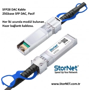 25G SFP28 DAC Kablo 3m Passive Twinax | SKY Series Cisco Uyumlu