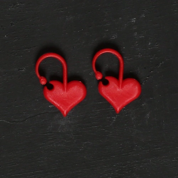 2 Adet Leyloş Kalp Şeklinde İlmek Belirleyici