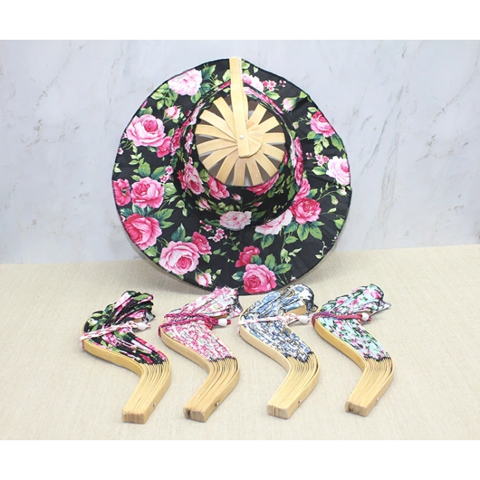 Ahşap Şapkalı Yelpaze