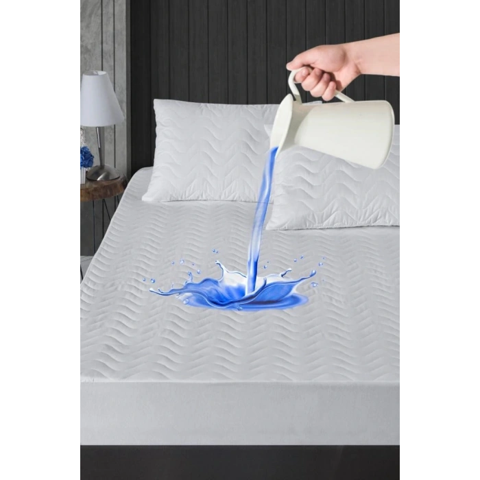 Alez Kapitone Dört Köşe Lastik Yatak Koruyucu 160*200 Cm