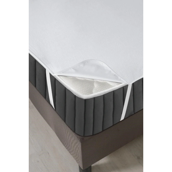 Alez Pamuklu Dört Köşe Lastik Yatak Koruyucu 100*200 Cm