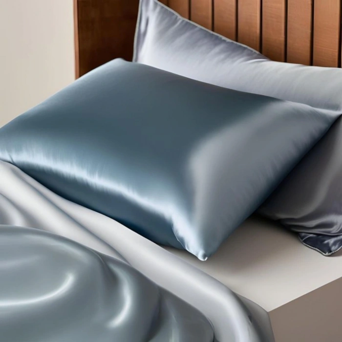 Antibakteriyel Terletmeyen İpek Saten Yastık Kılıfı 2li 50x70 Mavi