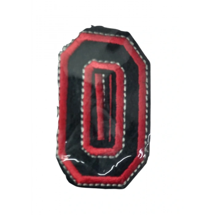 Aplike Ütü İle Yapışan 0 Rakamı Arma 4x5 Cm