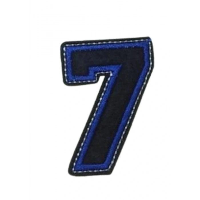 Aplike Ütü İle Yapışan 7  Rakamı  Arma 2x5 Cm