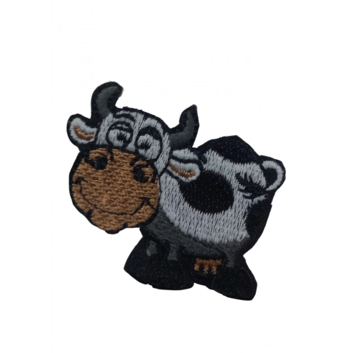 Aplike Ütü İle Yapışan İnek Arma 4x4 Cm