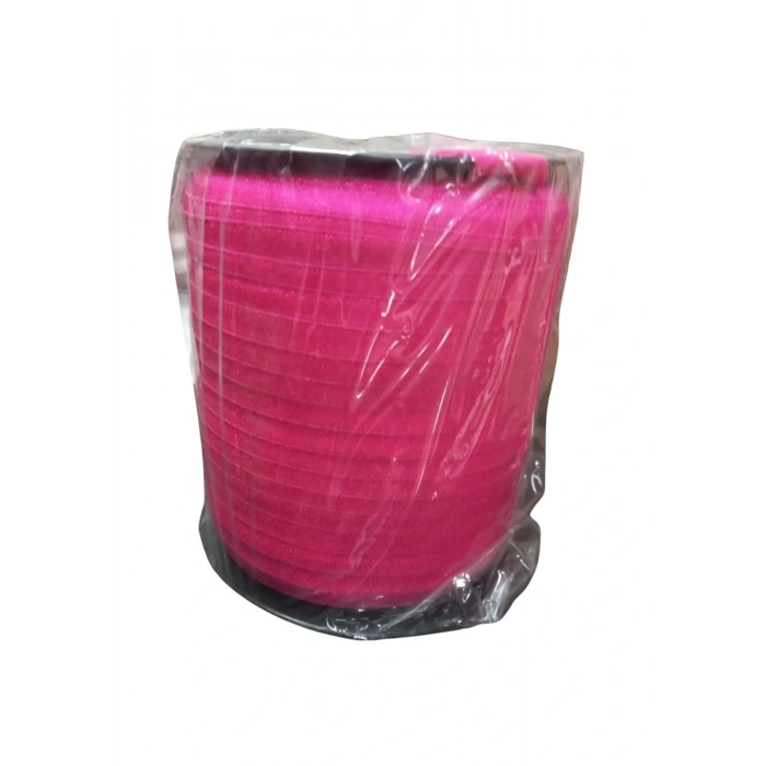 Çamaşır Lastiği Düz 1 Cm  75 Metre 1 Top Fuşya