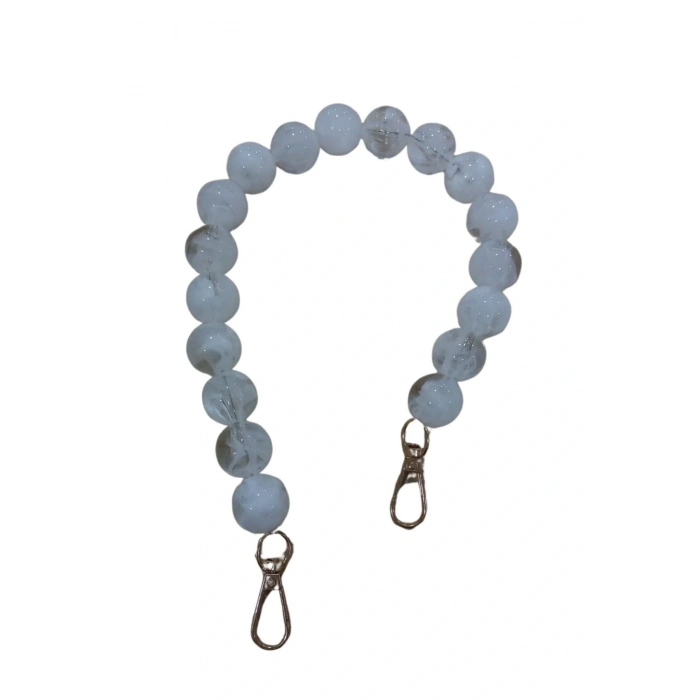 Çanta Askısı 40 Cm Akrilik Yuvarlak Sedef