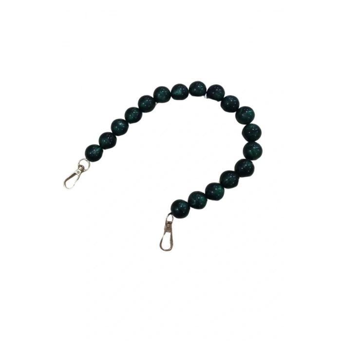 Çanta Askısı 40 Cm Akrilik Yuvarlak Yeşil