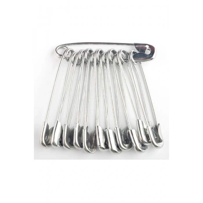 Çengelli İğne 3 Cm Gümüş Renk 50 Adet