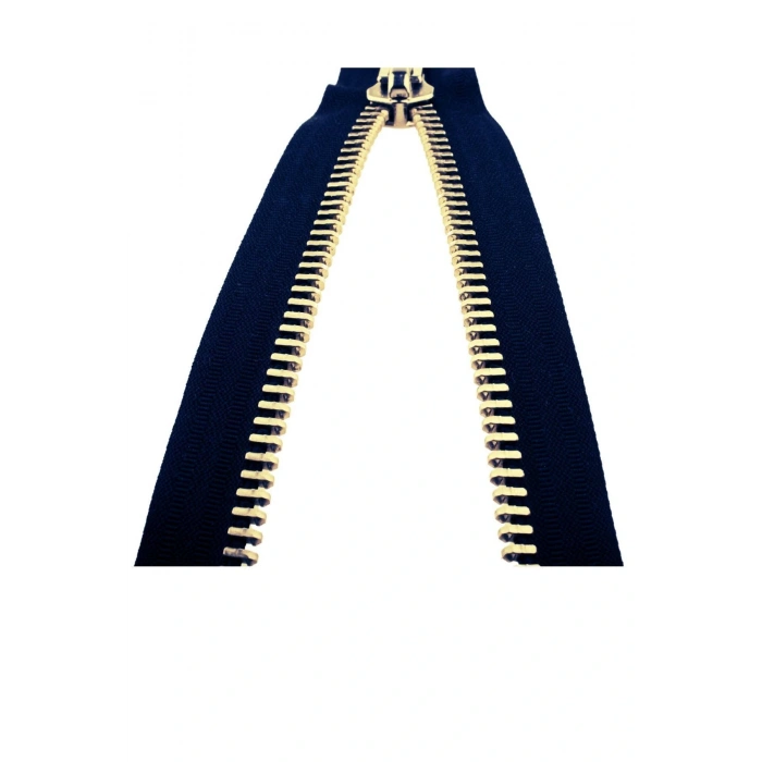 Demir Dişli Çanta Fermuarı En 3 Cm Petrol Mavisi