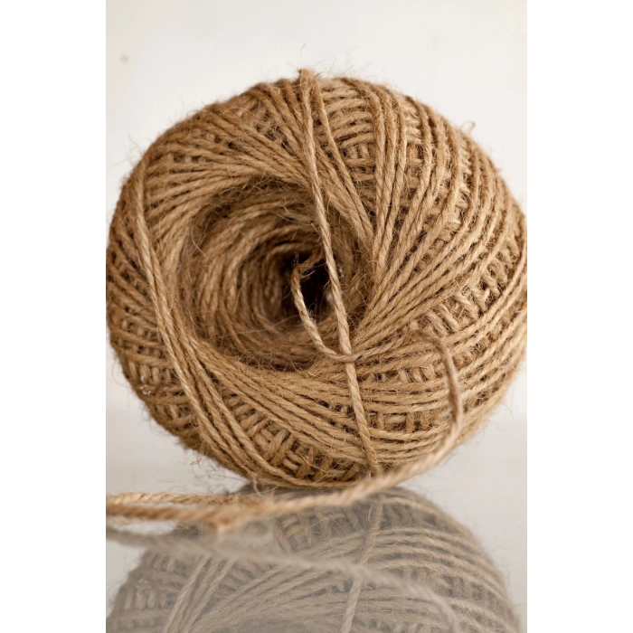 Jut İpi 100 Gr Doğal İp, Çuval İp, Hasır İp, Hasır Renk 2 Adet