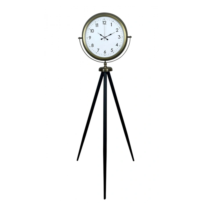 Klasik Eskitme Tripod Ayaklı Saat