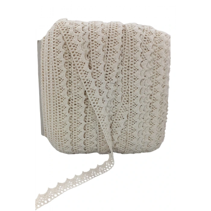 Kopanaki Dantel En 1,5 Cm Krem 10 Metre