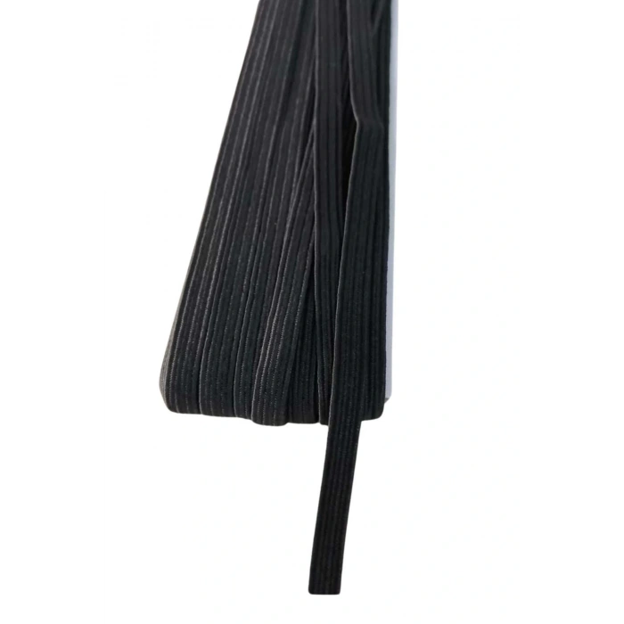 Lastik En 4 Cm 10 Metre Siyah