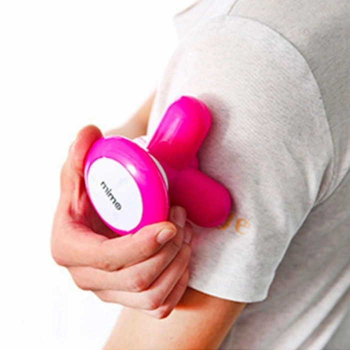 Leyloş 3 Başlıklı Titreşimli Usb Şarjlı Mini El Masaj Aleti