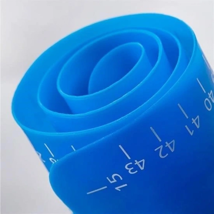 Leyloş 40*50 Cm Silikon Ölçekli Kullanımı Kolay Hamur Açma Matı Ekmek Mantı Makarna Hamuru Yoğurma