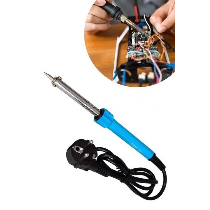 Leyloş® 40w Plastik Saplı Elektrikli Döner Başlıklı Havya Kalemi Elektrikli Döner Başlı Lehim Kalemi