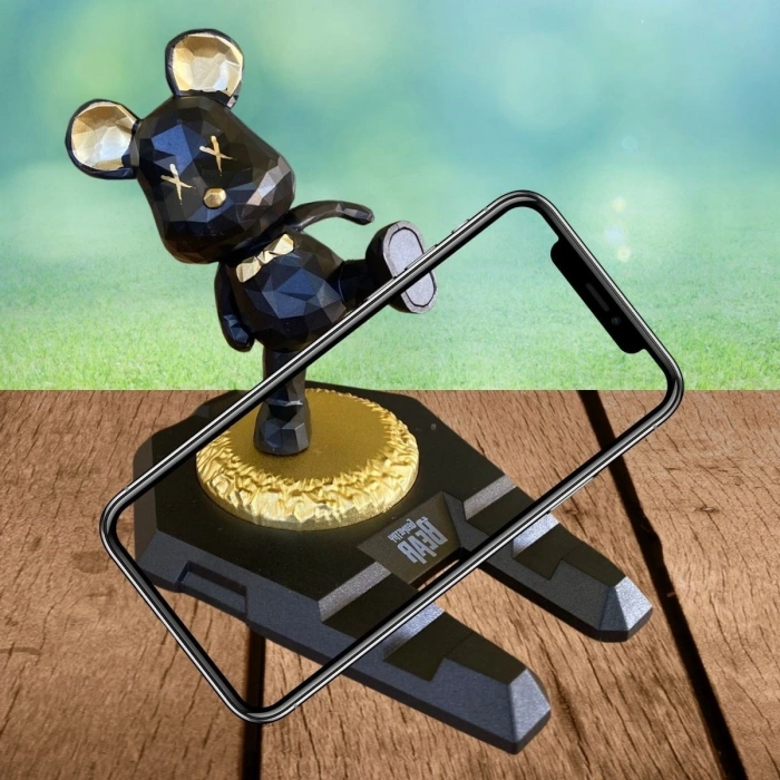 Leyloş Ayıcıklı Telefon Ve Tablet Standı Masa Üstü Telefon Ve Tablet Tutucu Aparatı