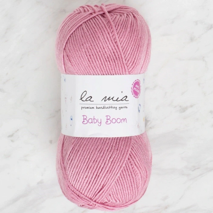Leyloş Baby Boom Gül Kurusu El Örgü İpi - 1763 - 34112