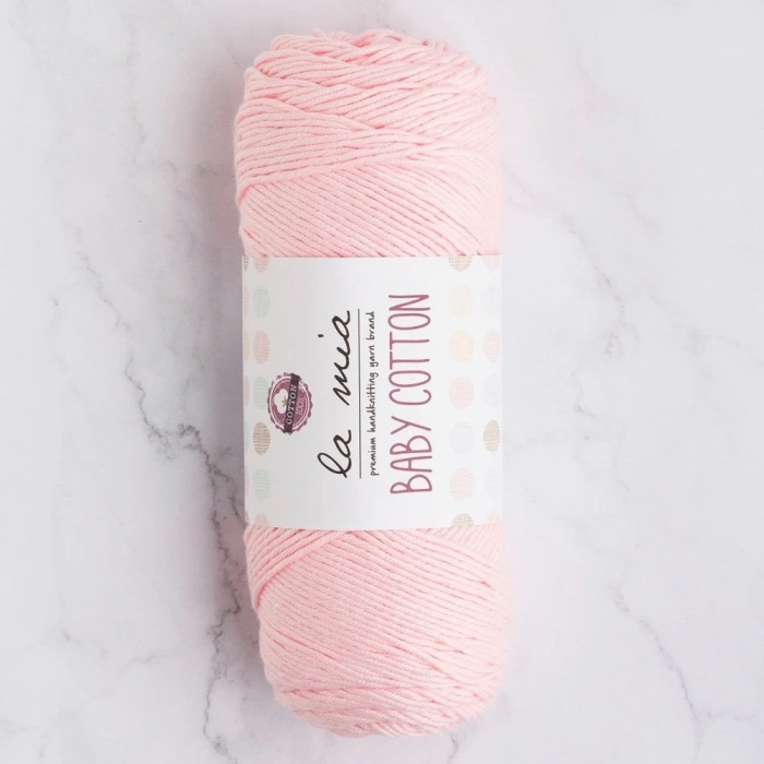 Leyloş Baby Cotton Şeker Pembe El Örgü İpi - L040 - 33650